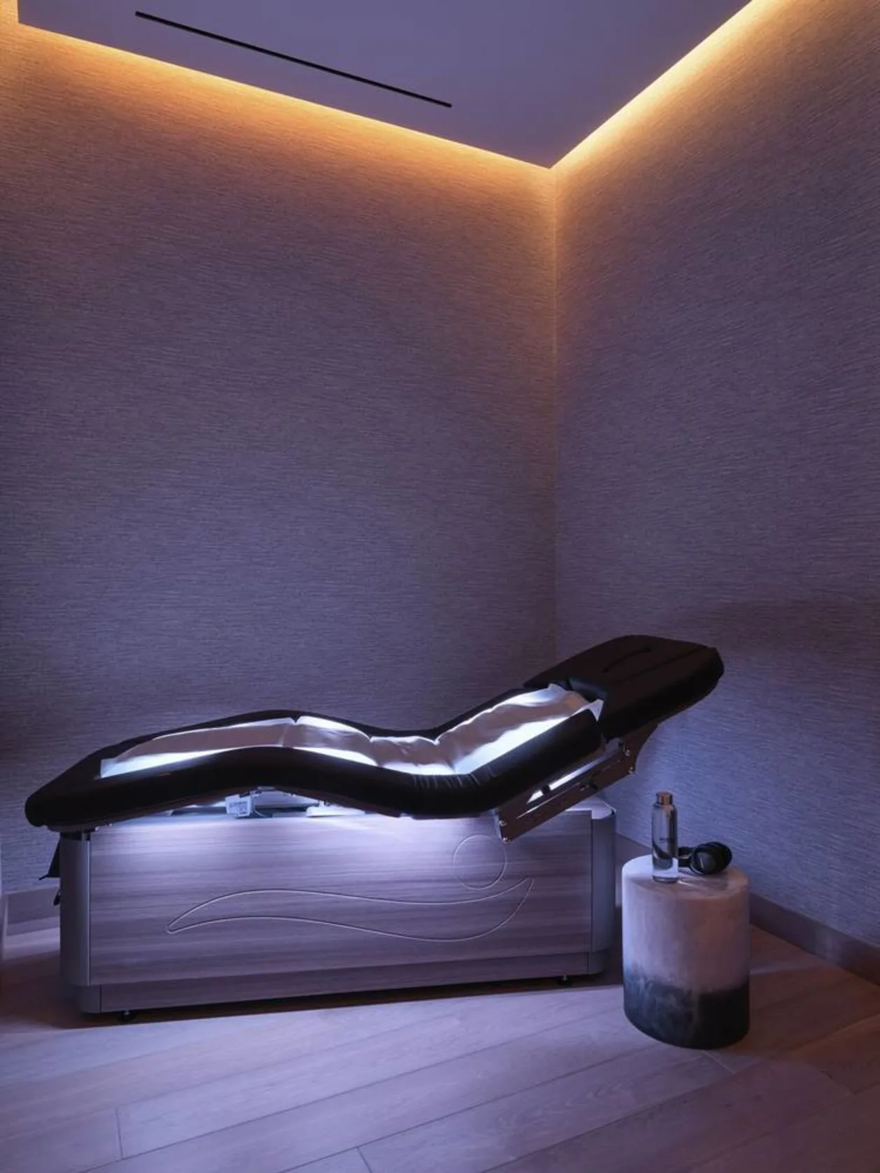 Spa wave table at Equinox Hotel NYC